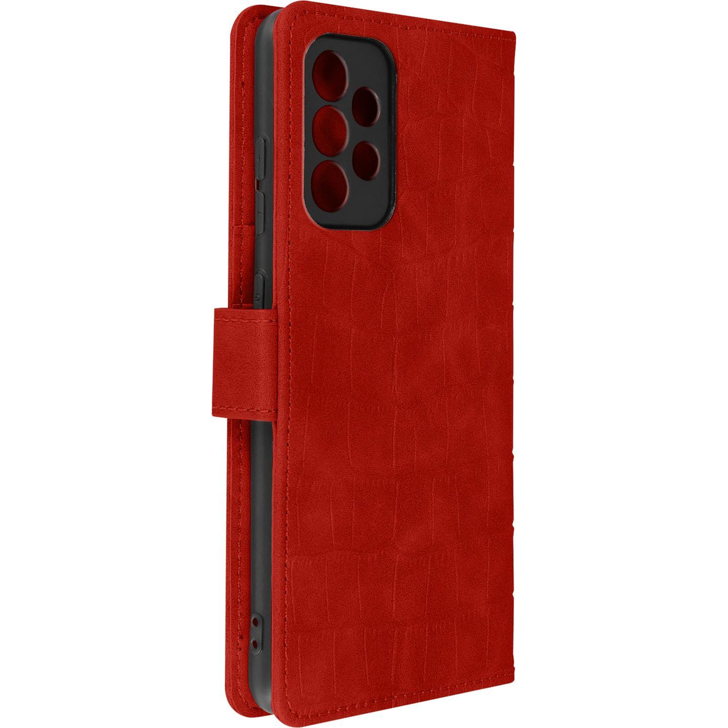 Thumbnail - Avizar Croco Series (Samsung Galaxy A72), Smartphone Hülle, Rot