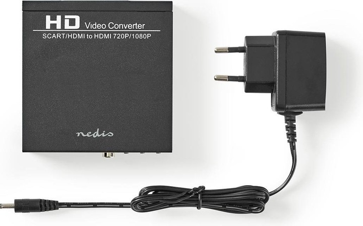 Actual product image Nedis HDMI T Converter SCART socket HDMI output / 1x 3.5 mm audio out / 1x digital audio 1-way 108