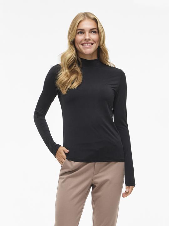 Actual product image Vila Stand up collar top with long sleeves (L)