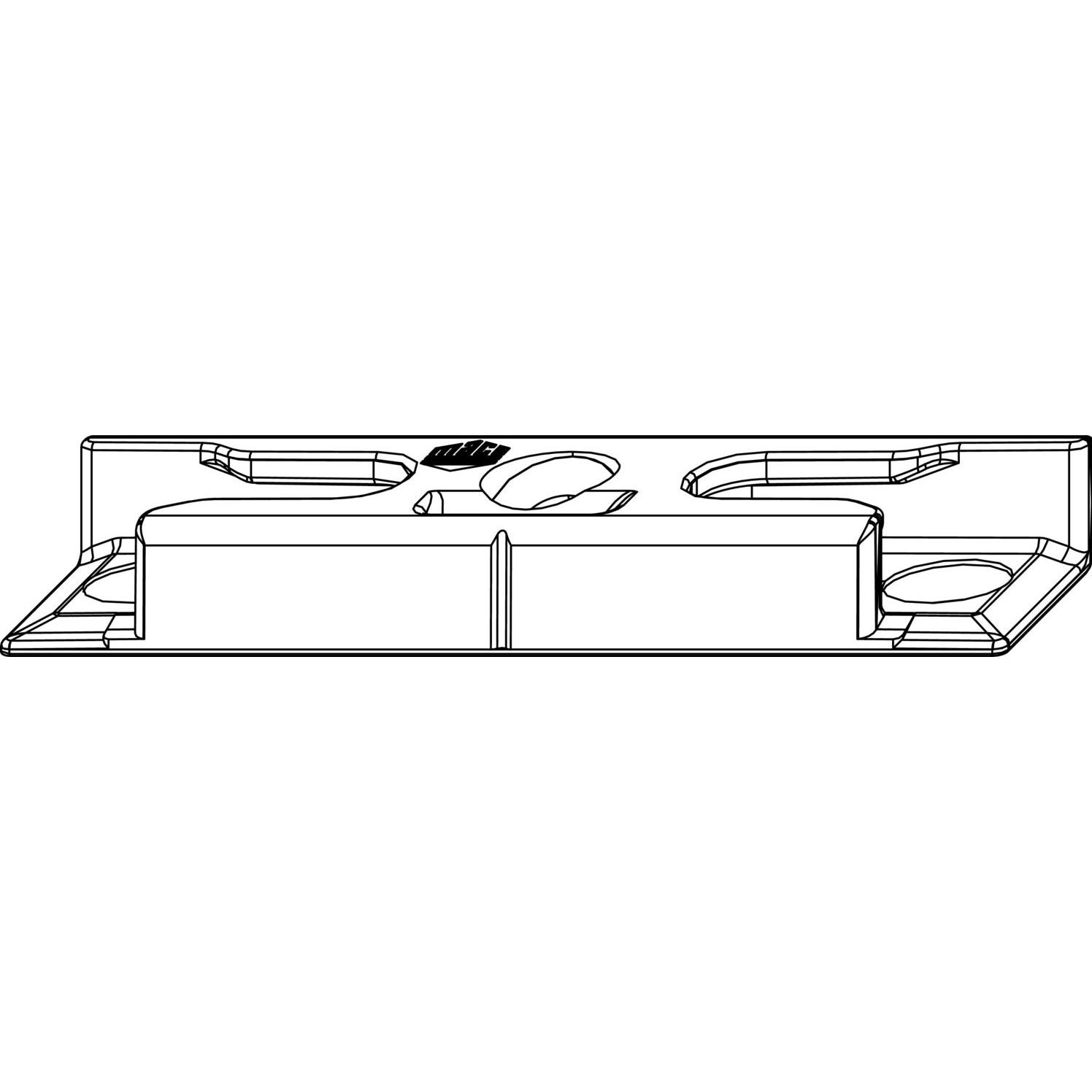 Thumbnail - Maco, Türbeschlag + Scharnier, Schliessteil iS 12L Eurofalz 18 mm 9V silber (96860)