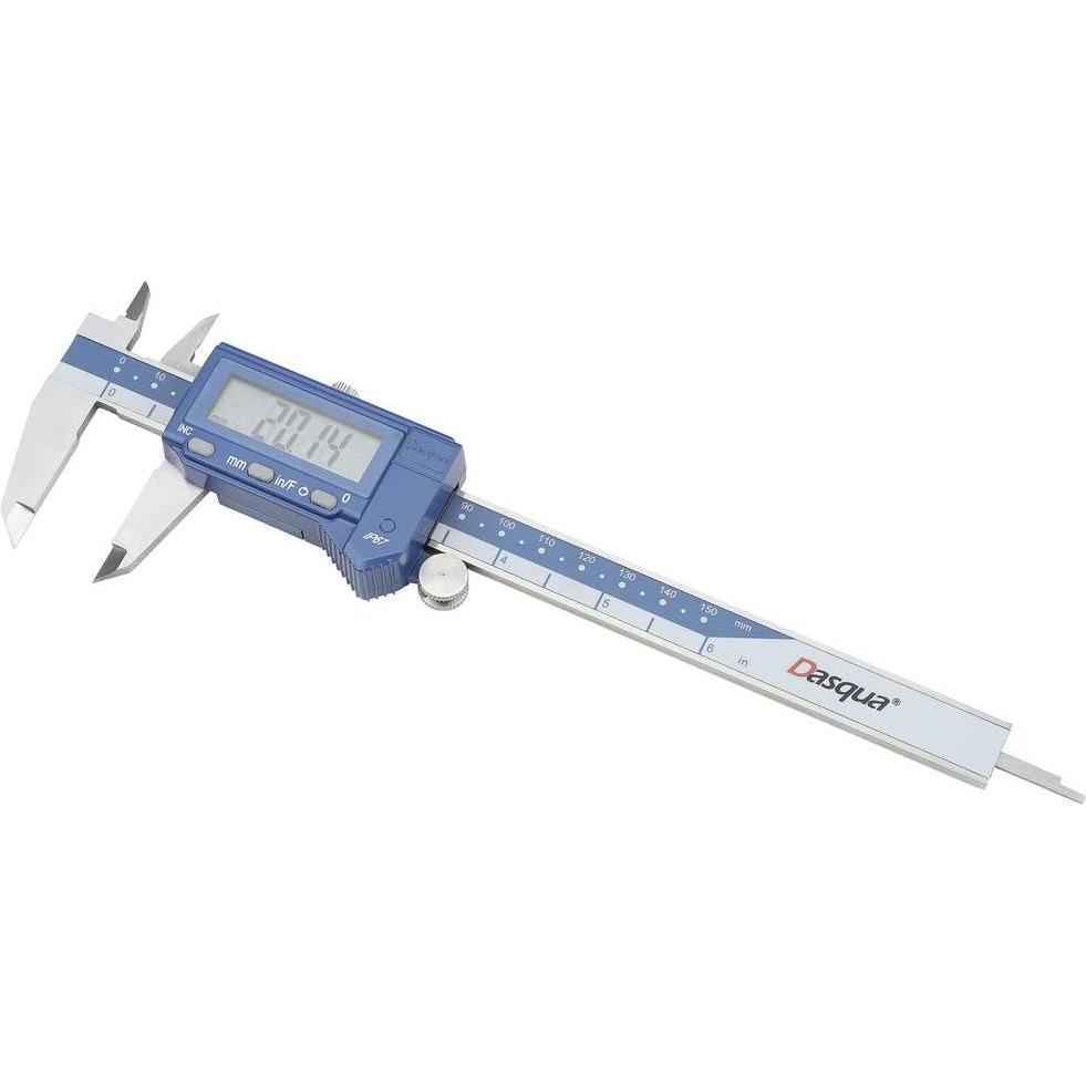 Thumbnail - Dasqua, Messlehre, 2015-2405 Ölbeständiger IP67-Digitalmessschieber Messbereich (max.): 150mm Edelstahl 1St. (27.20 cm)