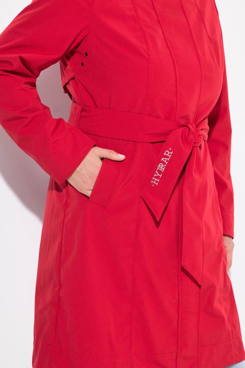 Produktbild Ulla Popken HYPRAR Softshell-Trenchcoat, wasserabweisend, Gürtel (50, 52)