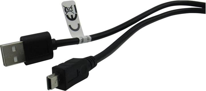 Actual product image RND Electronics USB A connector to USB mini B connector cable, 5-pin 7m Black (7 m, USB 2.0)