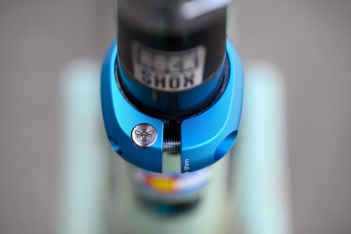 Image du produit Chris King Collier de tige de selle, 36.4mm, turquoise mat
