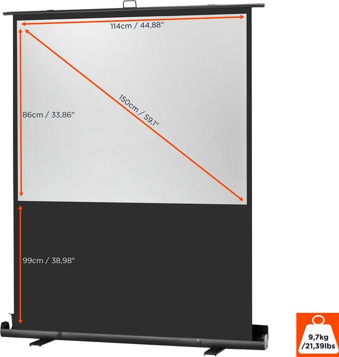 Immagine prodotto Celexon Ultramobil Plus Professional 120x90 cm (56.30", 4:3)