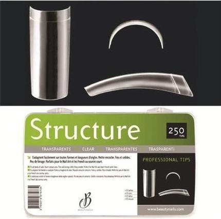 Produktbild Beautynails Bna Transparent Structure Tips X250 (Kunstnägel)