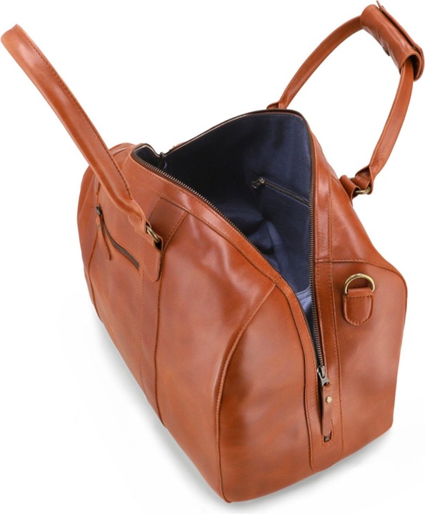 Produktbild Buckle & Seam Leder Weekender Willow Cognac / (37 l, Handgepäck (bis 50l))