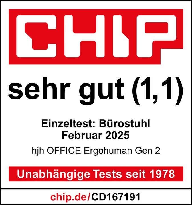 Actual product image Hjh Office Ergohuman Plus Legpro Gen2