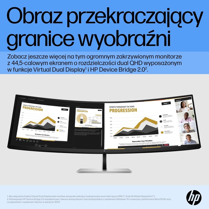 Actual product image HP E45c G5 (5120 x 1440 pixels, 44.50")