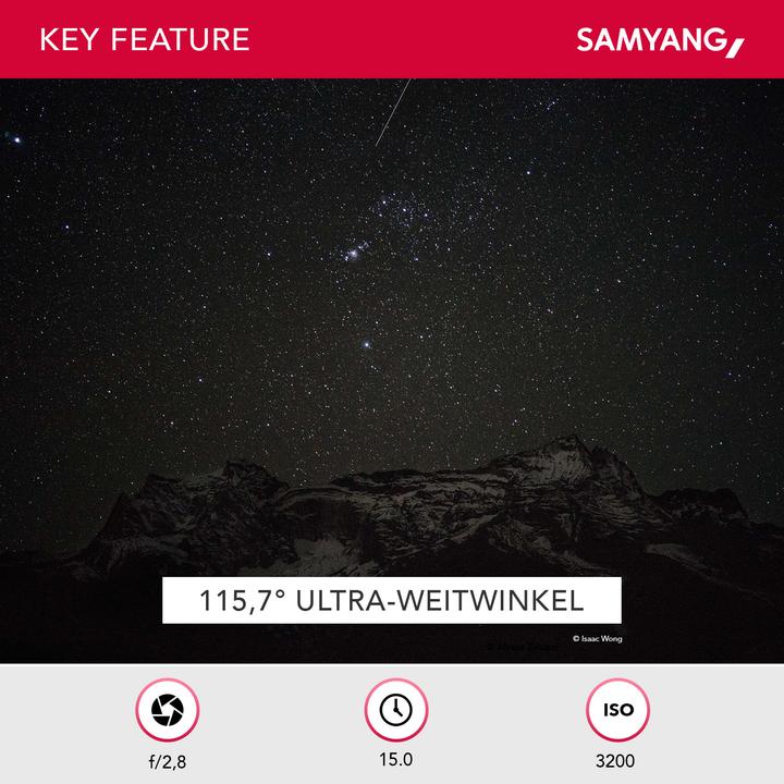 Immagine prodotto Samyang 14mm F2.8 (Nikon Z, APS-C / DX, Full frame)