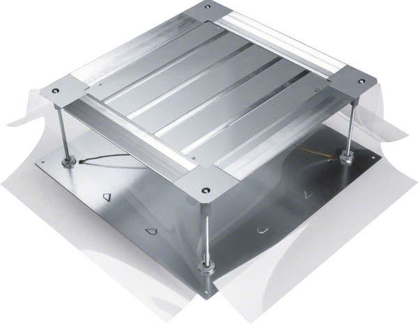 Hager TEH UDB2165215 Scatola a pavimento con piastra di base Gr2 165-215