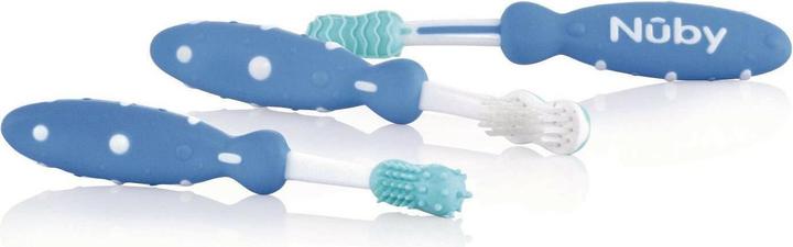 Image du produit Nuby Entraîneur de brosse à dents, lot de 3 (3 x)