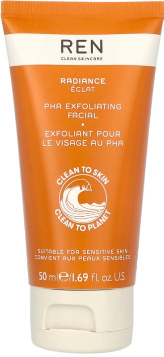 Actual product image Ren Radiance PHA Exfoliating Facial 50 ml (Cleansing scrub, 50 ml)