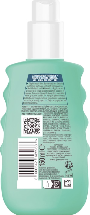 Image du produit Garnier Ambre Solaire (Spray, 150 ml)