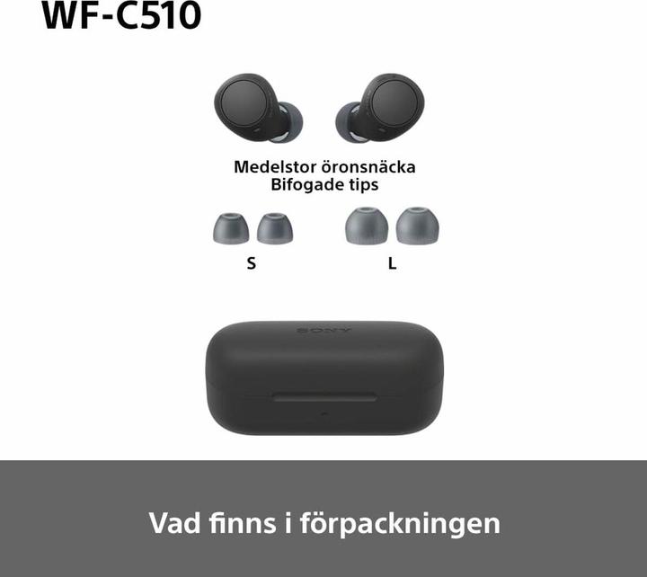 Immagine prodotto Sony WF-C510 (Nessuna cancellazione del rumore, 11 h, Senza fili)