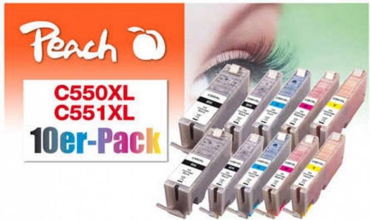 Peach PGI-550XL, CLI-551XL Multipack (BK, Color)