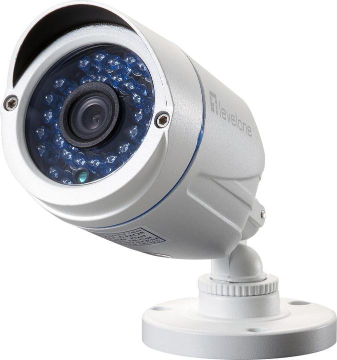 Produktbild LevelOne CCTV 8-Kanal Fix Out H.264 IR 4xCam (1920 x 1080 Pixels, 1280 x 720 Pixels)