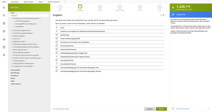 Immagine prodotto Lexware QuickTax 2023 1 licenza(e) (1 Utente, 12 mesi)