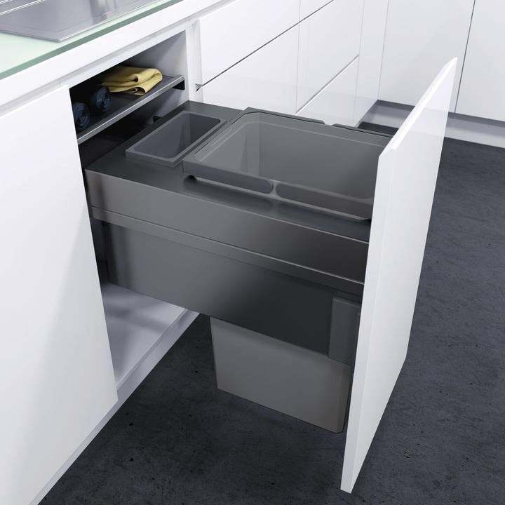 Image du produit Vauth-Sagel VS ENVI Space XX Pro Système de tri des déchets KB 400 mm gris lave (35 l)