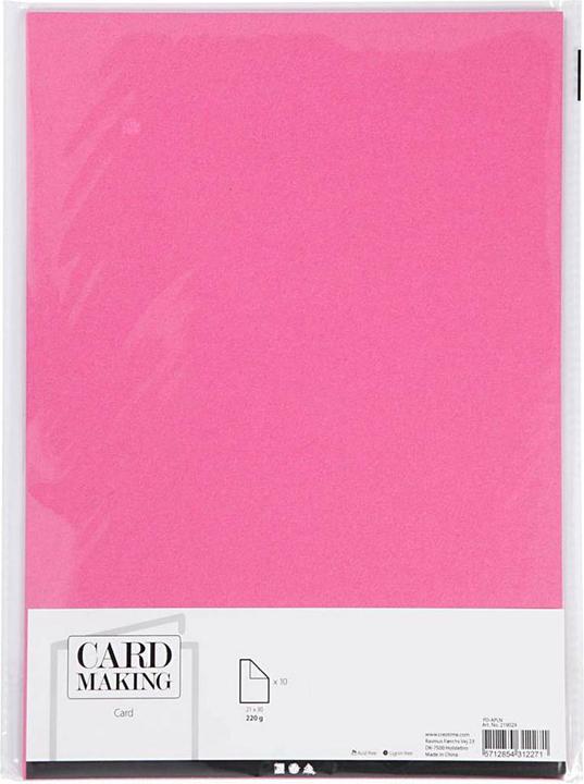 Produktbild Creativ Company Karton Rosa A4 220g, 10 Stk. (220 g/m², 1x)