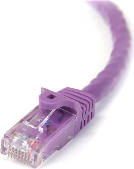 Actual product image StarTech 2m Purple Cat6 Patch Cable (UTP, CAT6, 2 m)