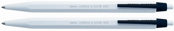 Produktbild Caran d'Ache 825 Kugelschreiber im Blister (Schwarz, 2 x)