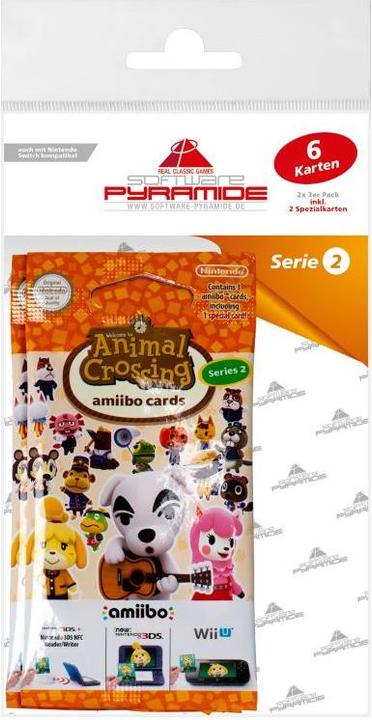 Actual product image Nintendo amiibo Cards Animal Crossing: Series 2 (Pack of 2) (3DS, Wii U, Switch)