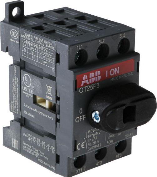 Actual product image ABB STOTZ-KONTAKT switch disconnector OT25F3