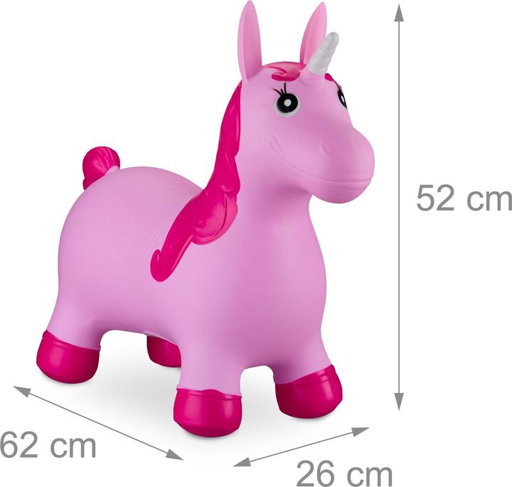 Actual product image Relaxdays Hüpftier Einhorn