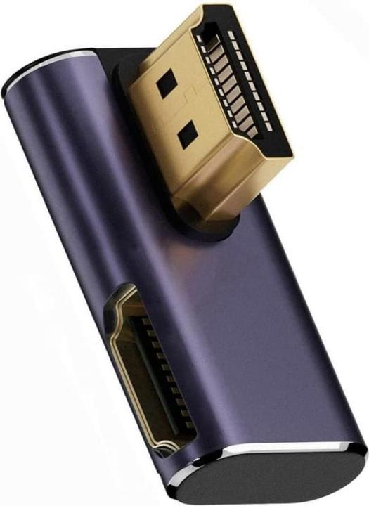 Immagine prodotto PowerGuard Adattatore a basso profilo da HDMI a HDMI 2.1 8K con angolo di 90 gradi a sinistra verso il basso (HDMI, 2.1)