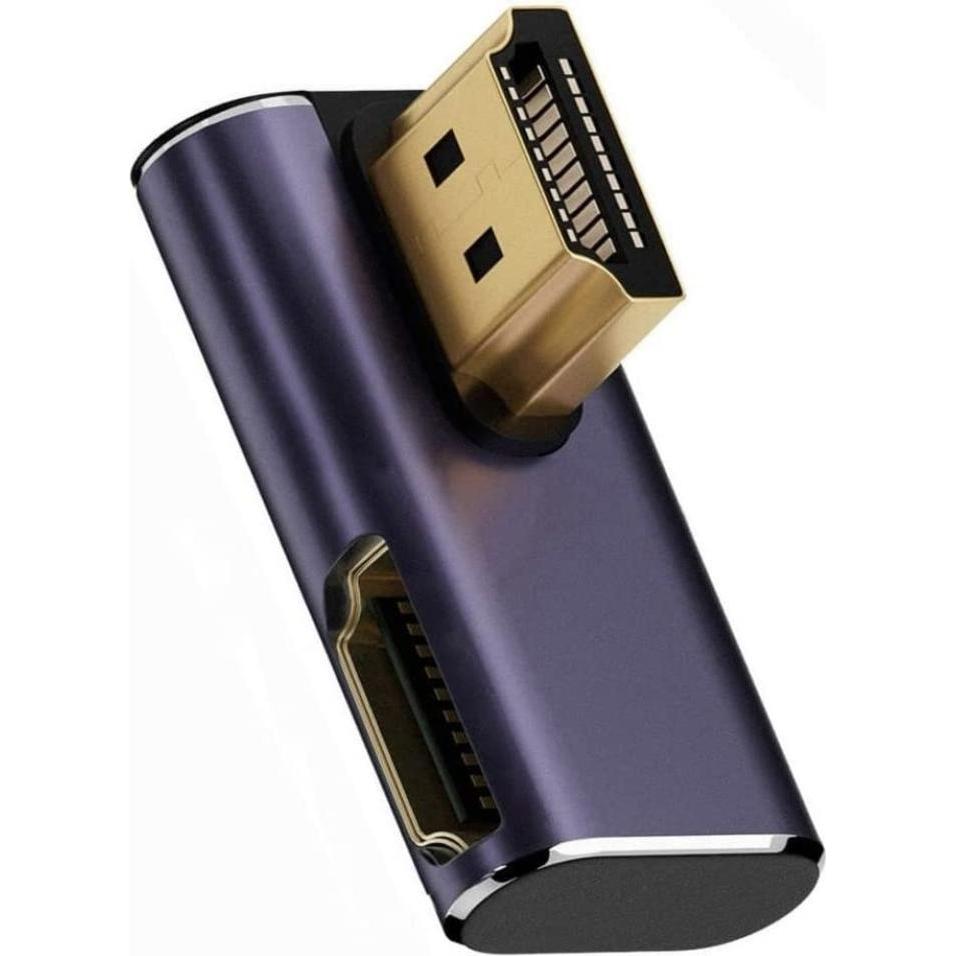 Thumbnail - PowerGuard HDMI auf HDMI 2.1 8K 90-Grad Winkel Left Down Low Profile Adapter (HDMI), Video Kabel