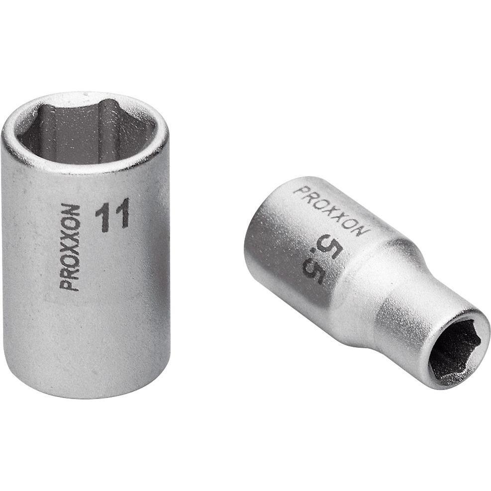 Proxxon, Steckschlüssel + Stecknuss, 1/4" Steckschlüsseleinsatz (9 mm)