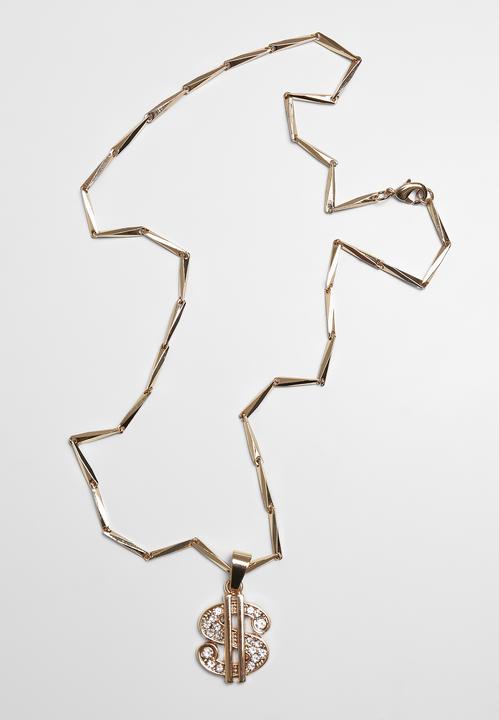 Immagine prodotto Urban Classics Collana piccolo dollaro (Array, Materiale superiore 1: 60% lega di zinco 40% ottone)