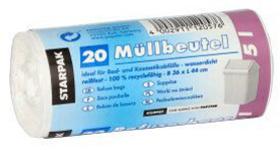 Actual product image Papstar Abfallbeutel (20 x, 5 l)