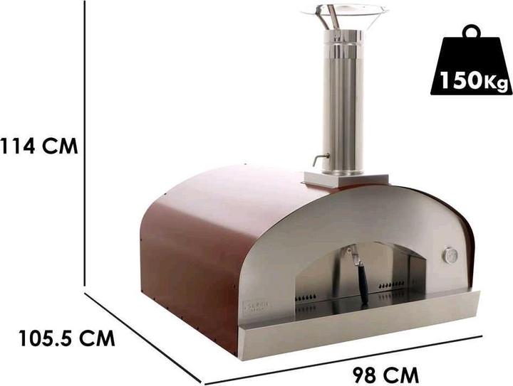 Image du produit Seven Italy Ade HolzofenRouge (Four à pizza à bois)