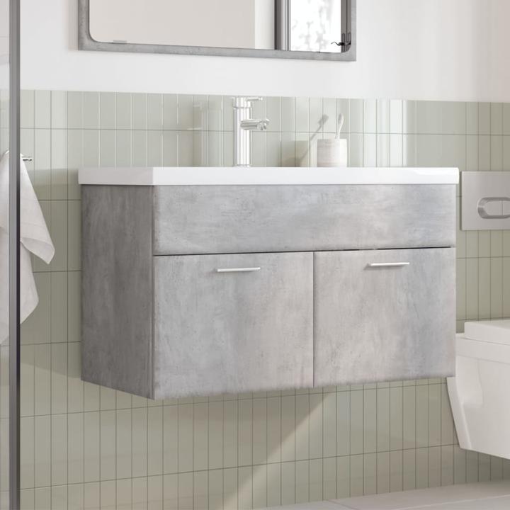 Actual product image vidaXL Vanity unit with built-in basin