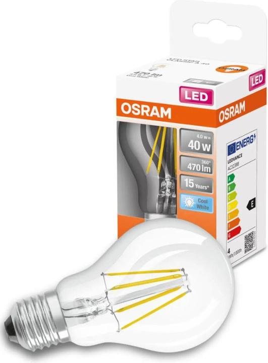 Actual product image Osram Star Classic A (E27, 40 W, 470 lm, 1 x, E)
