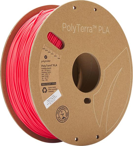 Polymaker PolyTerra PLA - Rosa - 2.85mm (PLA, 2.85 mm, 1000 g)