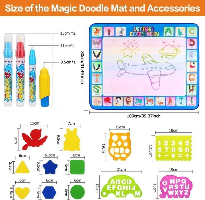 Immagine prodotto Activity Board Tappetino per dipingere Aqua Magic Doodle (100 x 78 cm)