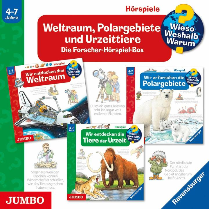 Produktbild Weltraum, Polargebiete und Urzeittiere (Karl Menrad, Sonja Szylowicki, Deutsch)