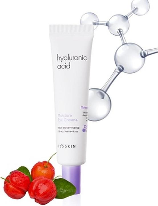 Produktbild Skin Gin IT'S SKIN Hyaluronic Acid Moisture Eye Cream+ nawilżający krem pod oczy z kwasem hialuronowym 25ml (Augenpflege Gel, 25 ml, Tag)