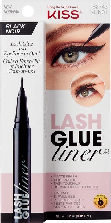 Actual product image KISS Eyelash glue with eyeliner Lash Glue Linerack 0.7 ml (Mascara)