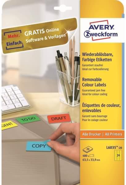 Produktbild Avery Organisations-Etiketten