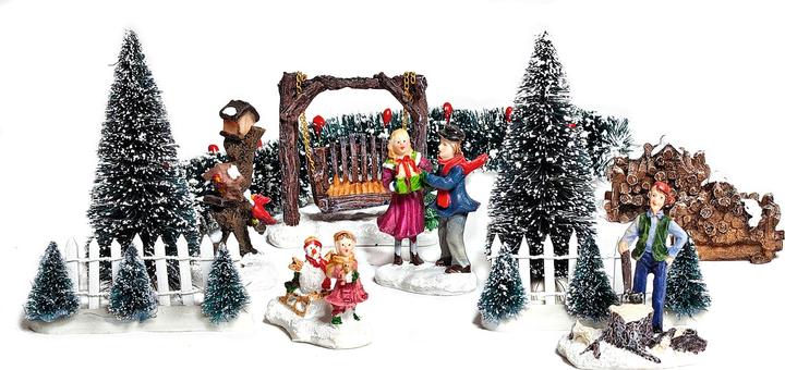 Produktbild VBS Deko-Miniaturen Set "Winter"