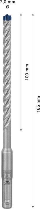 Produktbild Bosch Professional Zubehör EXPERT SDS plus-7X Hammerbohrer, 7 x 100 x 165 mm (7 mm)