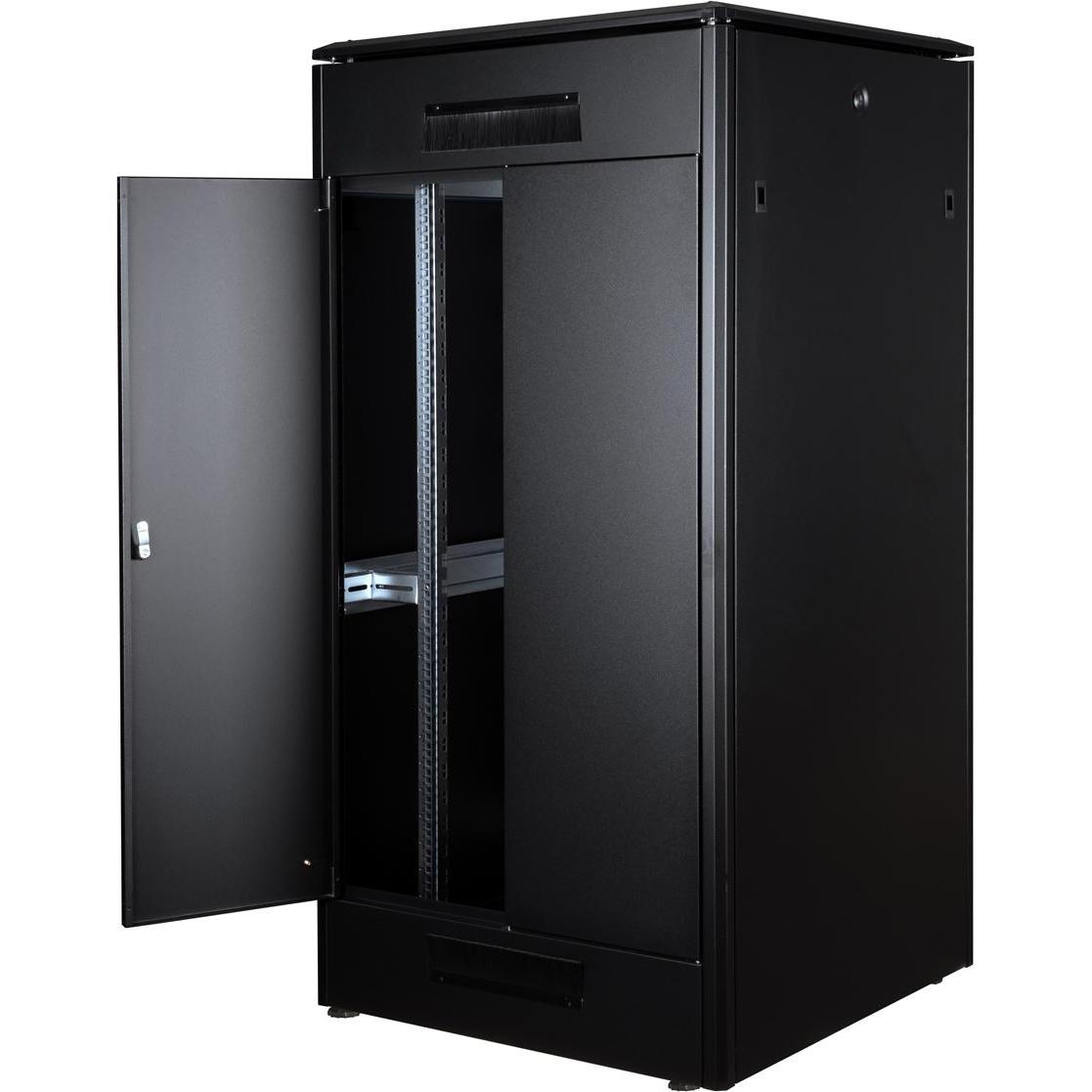 Thumbnail - Roline 19-Zoll Netzwerkschrank Pro 32 HE (32 HE, 19 Zoll Rack), Serverschrank, Schwarz