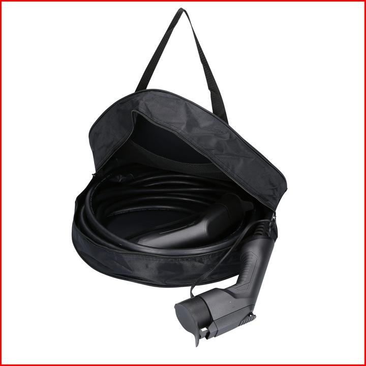Image du produit KS Tools Sac de rangement efuturo, pour câble de chargement, noir.