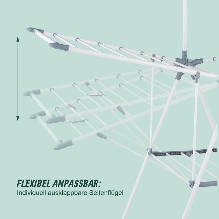 Produktbild Relaxdays Flügelwäscheständer 170cm (15 m)