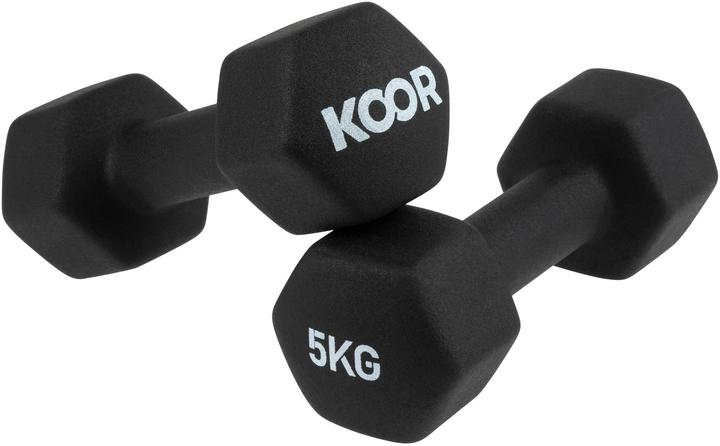 Image du produit Koor Kurzhantel-Set Heavy 4 Paar (2 x 2 kg, 2 x 3 kg, 2 x 4 kg, 2 x 5 kg)