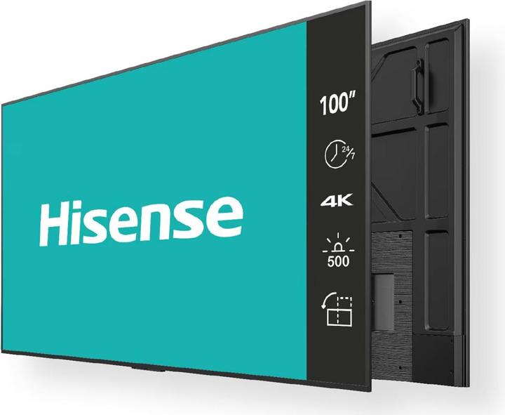 Actual product image Hisense Signage Display 100DM66E 100", 24/7, UHD, 500cd/m (3860 x 2160 pixels, 100")